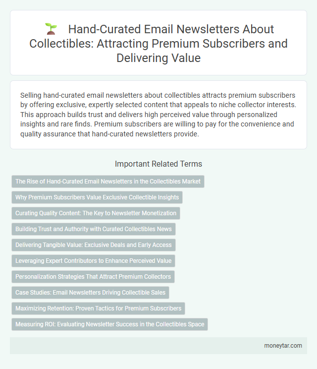 Hand-Curated Email Newsletters About Collectibles: Attracting Premium Subscribers and Delivering Value