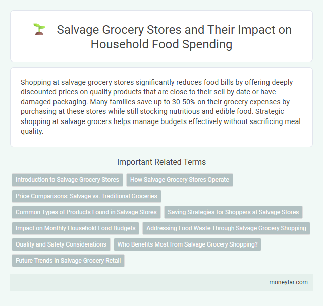 Salvage Grocery Stores and Their Impact on Household Food Spending