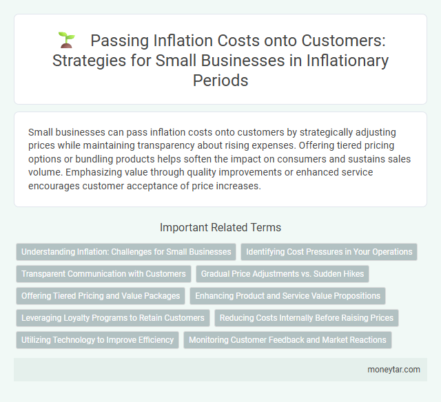 Passing Inflation Costs onto Customers: Strategies for Small Businesses in Inflationary Periods