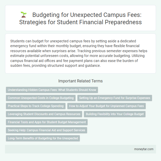 Budgeting for Unexpected Campus Fees: Strategies for Student Financial Preparedness