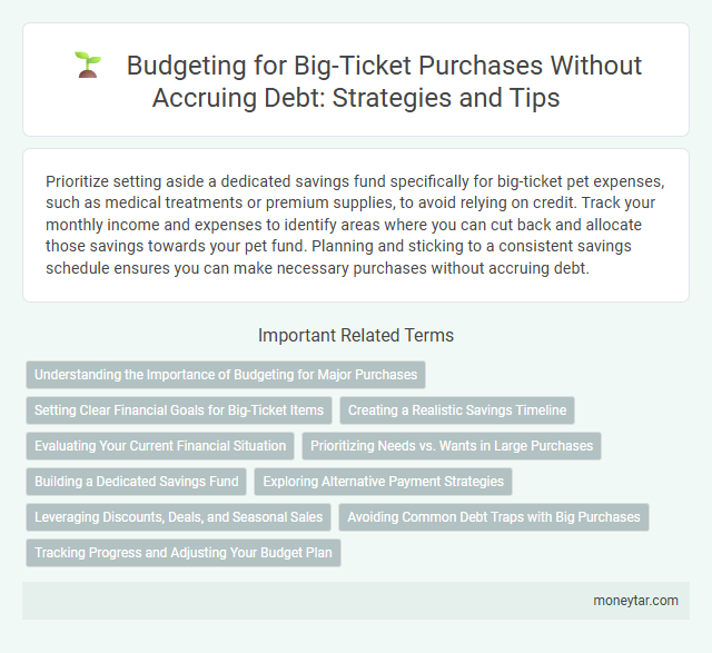 Budgeting for Big-Ticket Purchases Without Accruing Debt: Strategies and Tips