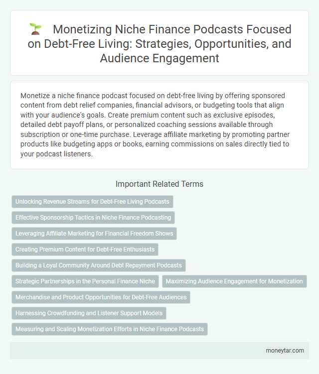 Monetizing Niche Finance Podcasts Focused on Debt-Free Living: Strategies, Opportunities, and Audience Engagement