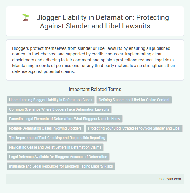 Blogger Liability in Defamation: Protecting Against Slander and Libel Lawsuits