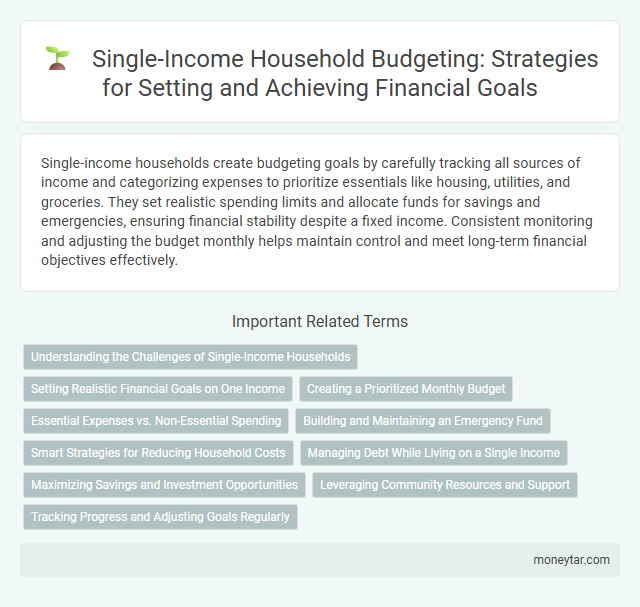 Single-Income Household Budgeting: Strategies for Setting and Achieving Financial Goals