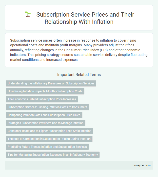 Subscription Service Prices and Their Relationship With Inflation