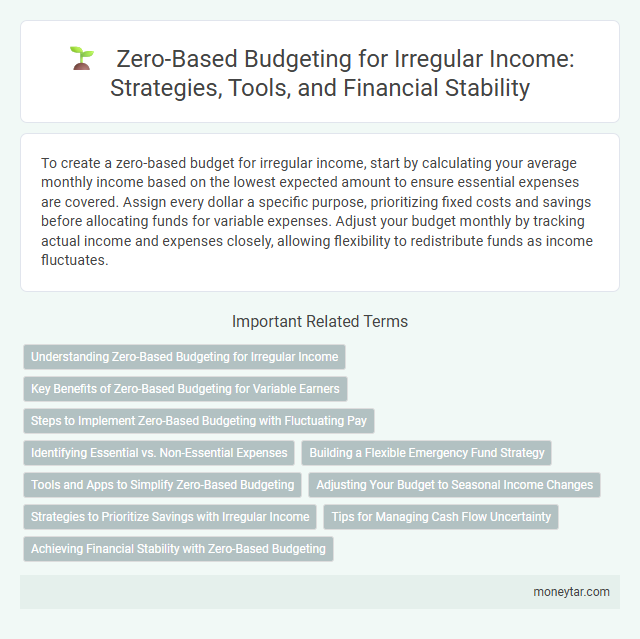 Zero-Based Budgeting for Irregular Income: Strategies, Tools, and Financial Stability