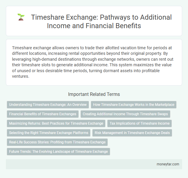 Timeshare Exchange: Pathways to Additional Income and Financial Benefits