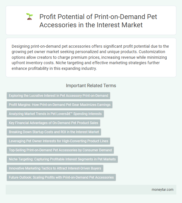 Profit Potential of Print-on-Demand Pet Accessories in the Interest Market