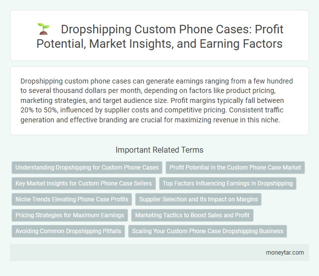 Dropshipping Custom Phone Cases: Profit Potential, Market Insights, and Earning Factors