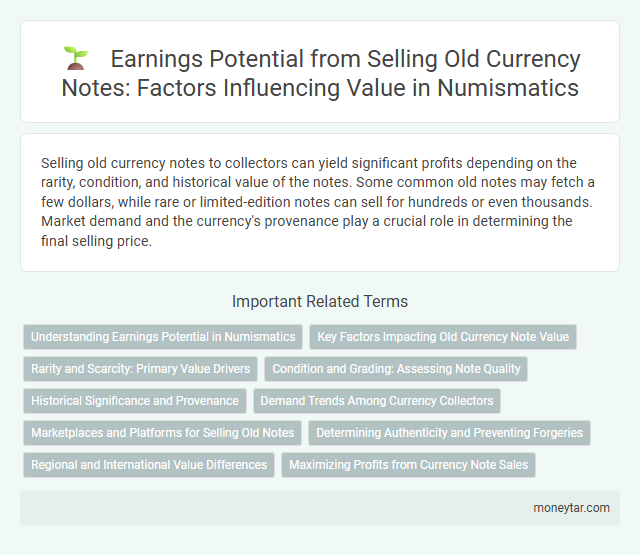 Earnings Potential from Selling Old Currency Notes: Factors Influencing Value in Numismatics