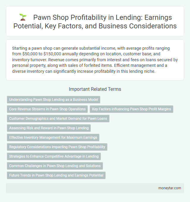 Pawn Shop Profitability in Lending: Earnings Potential, Key Factors, and Business Considerations