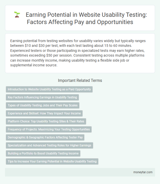Earning Potential in Website Usability Testing: Factors Affecting Pay and Opportunities