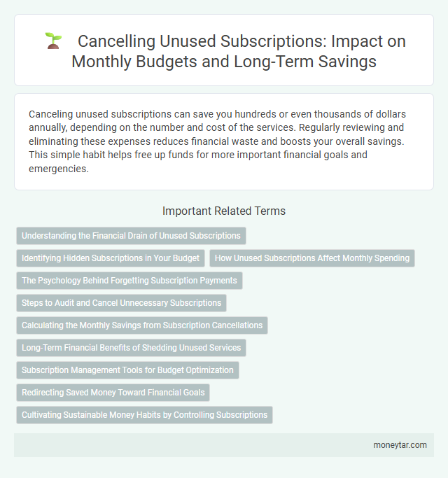 Cancelling Unused Subscriptions: Impact on Monthly Budgets and Long-Term Savings