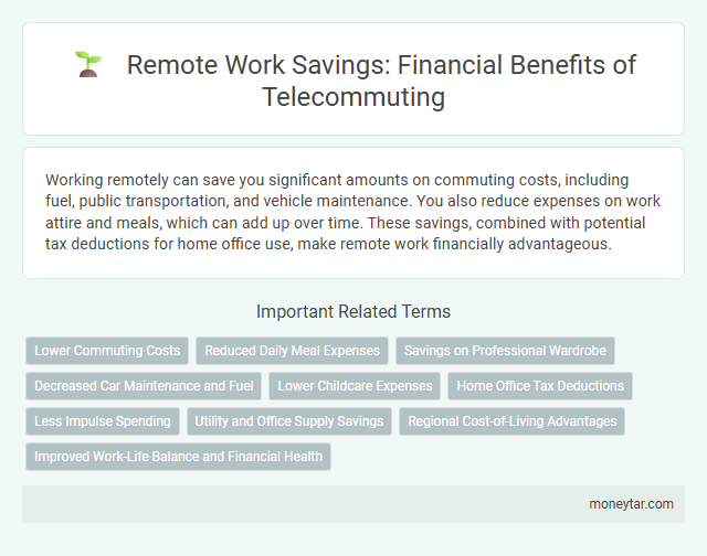 Remote Work Savings: Financial Benefits of Telecommuting
