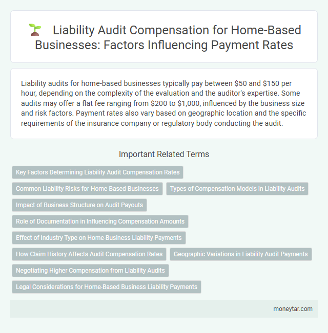 Liability Audit Compensation for Home-Based Businesses: Factors Influencing Payment Rates