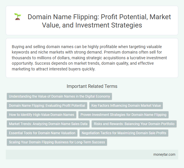 Domain Name Flipping: Profit Potential, Market Value, and Investment Strategies