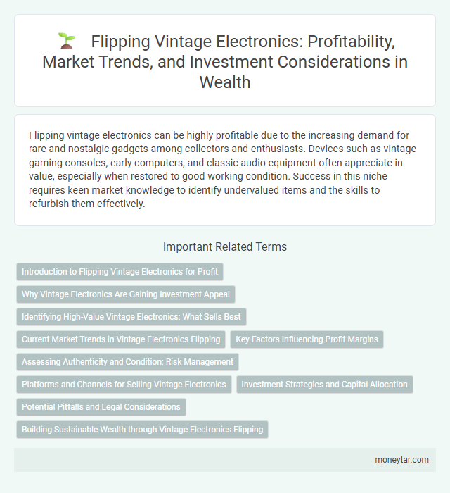 Flipping Vintage Electronics: Profitability, Market Trends, and Investment Considerations in Wealth