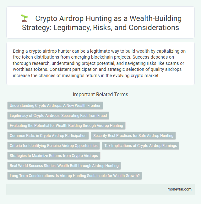 Crypto Airdrop Hunting as a Wealth-Building Strategy: Legitimacy, Risks, and Considerations