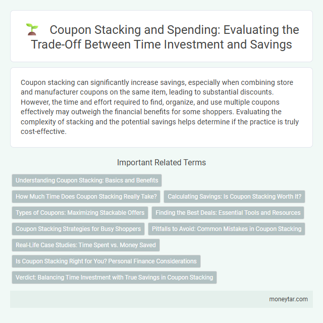 Coupon Stacking and Spending: Evaluating the Trade-Off Between Time Investment and Savings