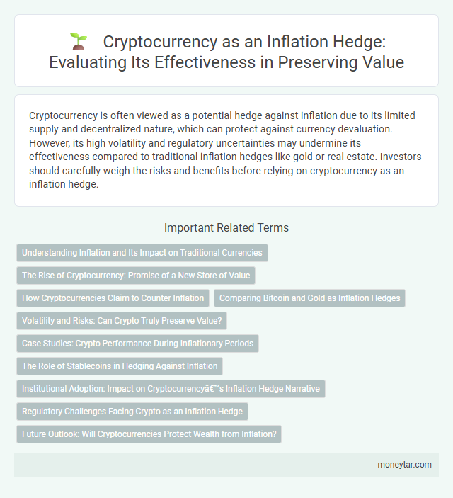 Cryptocurrency as an Inflation Hedge: Evaluating Its Effectiveness in Preserving Value