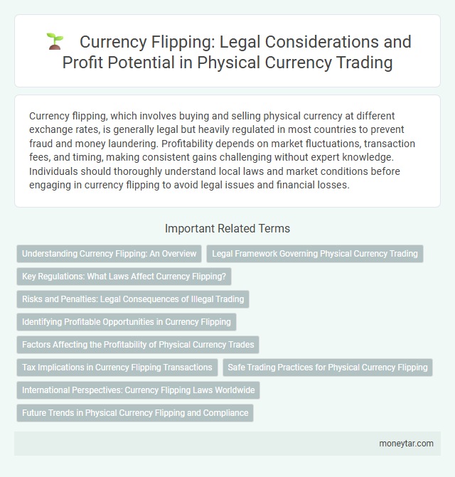 Currency Flipping: Legal Considerations and Profit Potential in Physical Currency Trading