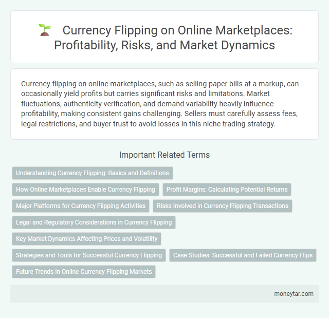 Currency Flipping on Online Marketplaces: Profitability, Risks, and Market Dynamics