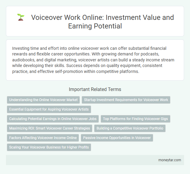 Voiceover Work Online: Investment Value and Earning Potential