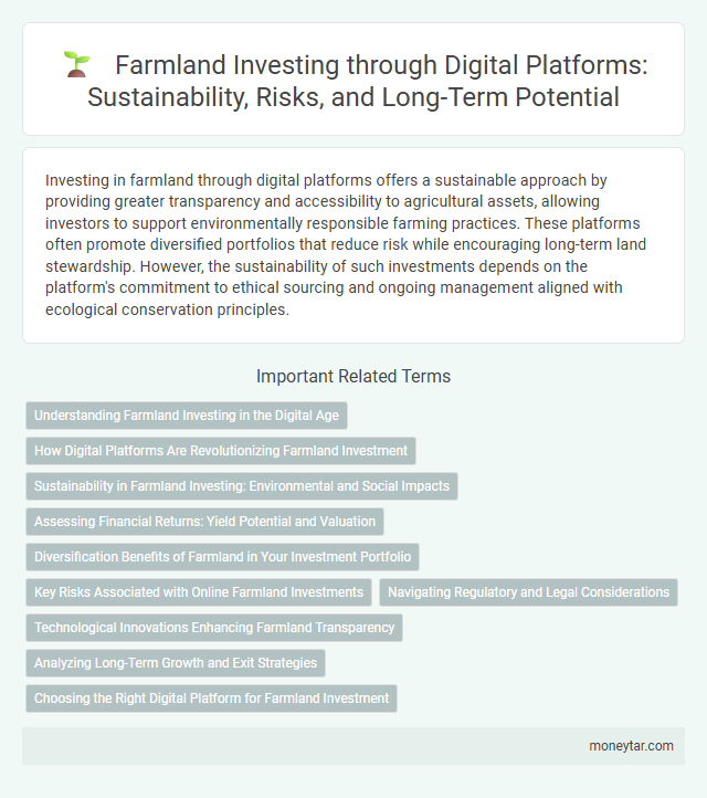 Farmland Investing through Digital Platforms: Sustainability, Risks, and Long-Term Potential
