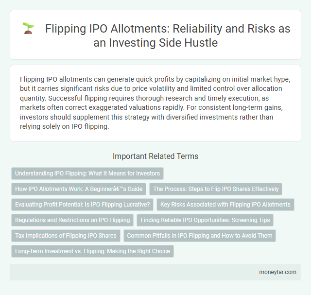 Flipping IPO Allotments: Reliability and Risks as an Investing Side Hustle