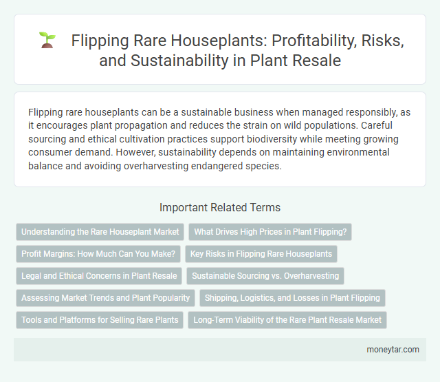Flipping Rare Houseplants: Profitability, Risks, and Sustainability in Plant Resale