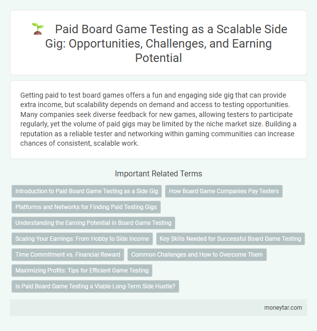 Paid Board Game Testing as a Scalable Side Gig: Opportunities, Challenges, and Earning Potential