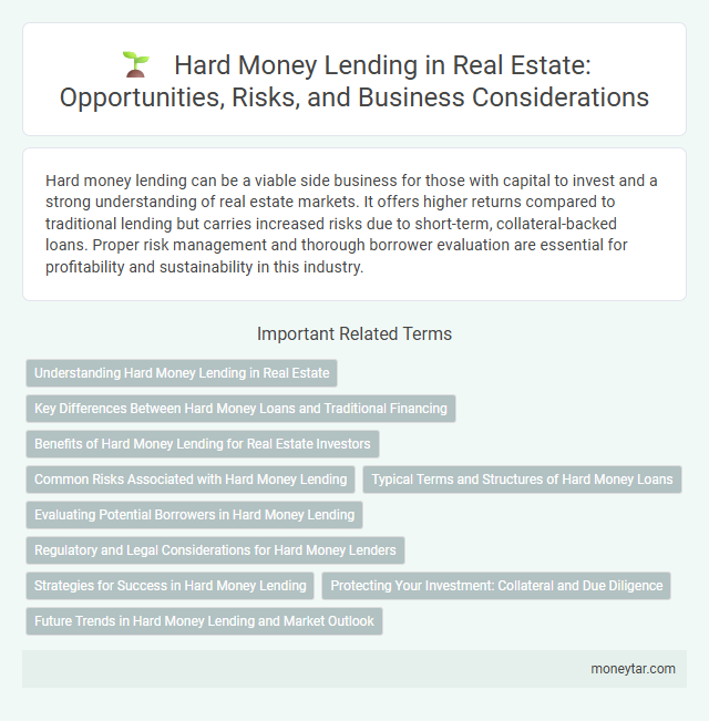 Hard Money Lending in Real Estate: Opportunities, Risks, and Business Considerations