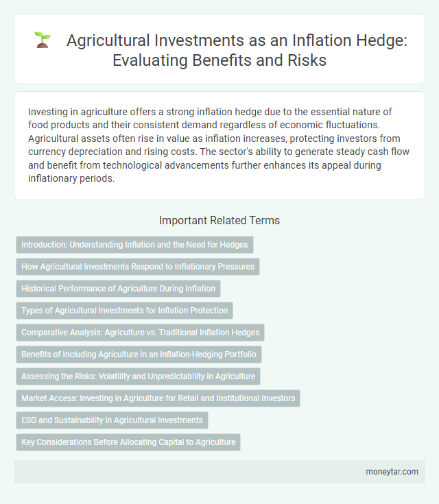 Agricultural Investments as an Inflation Hedge: Evaluating Benefits and Risks