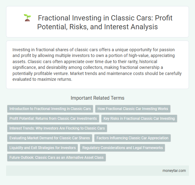 Fractional Investing in Classic Cars: Profit Potential, Risks, and Interest Analysis