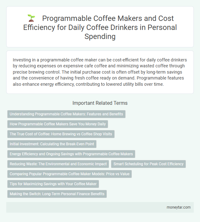 Programmable Coffee Makers and Cost Efficiency for Daily Coffee Drinkers in Personal Spending