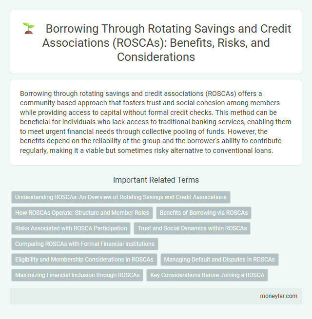 Borrowing Through Rotating Savings and Credit Associations (ROSCAs): Benefits, Risks, and Considerations