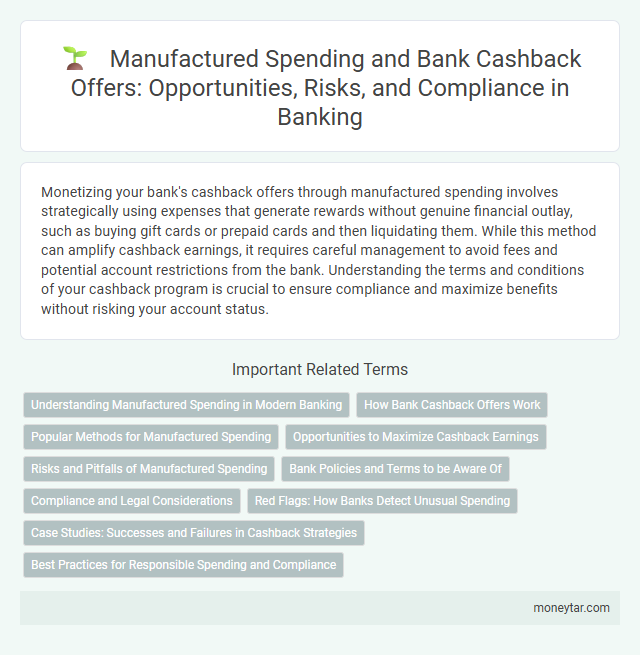 Manufactured Spending and Bank Cashback Offers: Opportunities, Risks, and Compliance in Banking