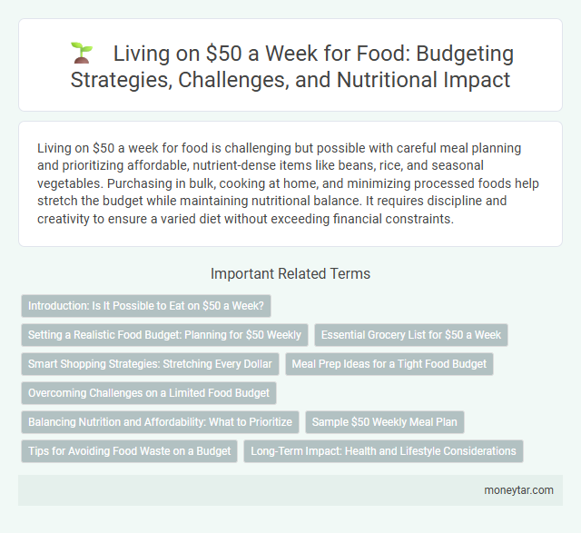 Living on $50 a Week for Food: Budgeting Strategies, Challenges, and Nutritional Impact