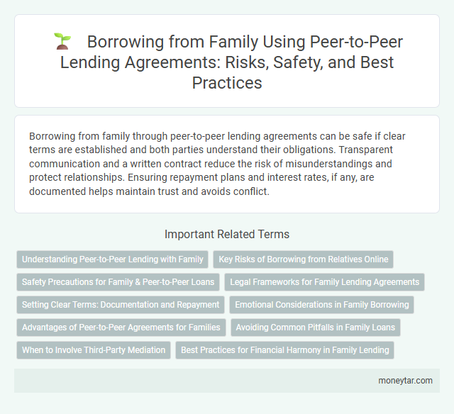 Borrowing from Family Using Peer-to-Peer Lending Agreements: Risks, Safety, and Best Practices