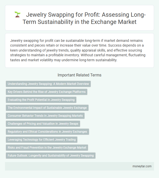 Jewelry Swapping for Profit: Assessing Long-Term Sustainability in the Exchange Market