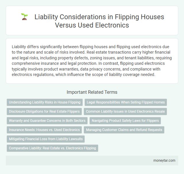 Liability Considerations in Flipping Houses Versus Used Electronics