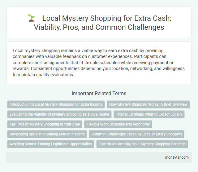 Local Mystery Shopping for Extra Cash: Viability, Pros, and Common Challenges