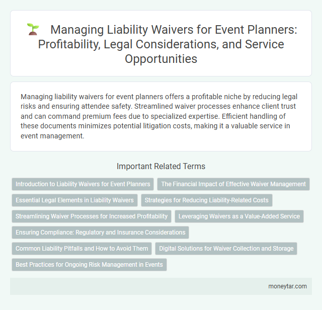 Managing Liability Waivers for Event Planners: Profitability, Legal Considerations, and Service Opportunities