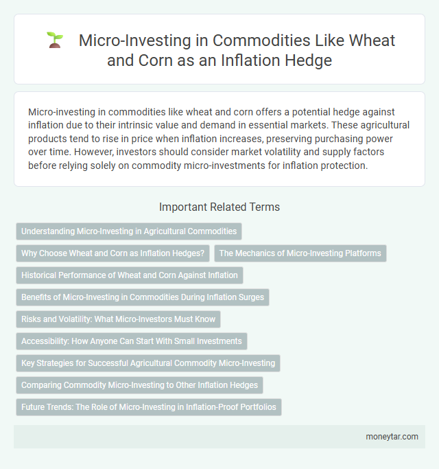 Micro-Investing in Commodities Like Wheat and Corn as an Inflation Hedge
