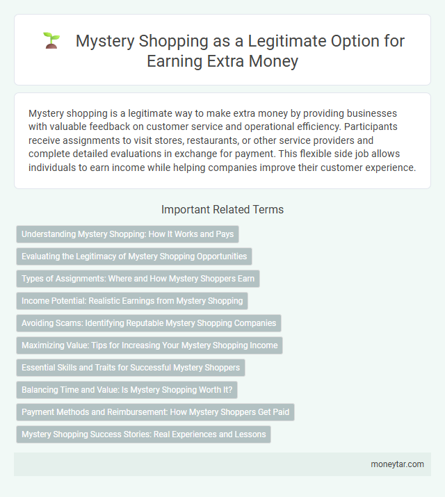 Mystery Shopping as a Legitimate Option for Earning Extra Money