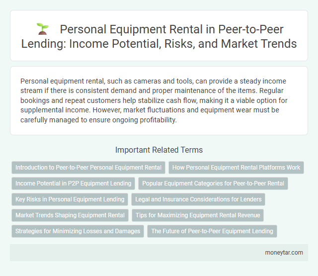 Personal Equipment Rental in Peer-to-Peer Lending: Income Potential, Risks, and Market Trends