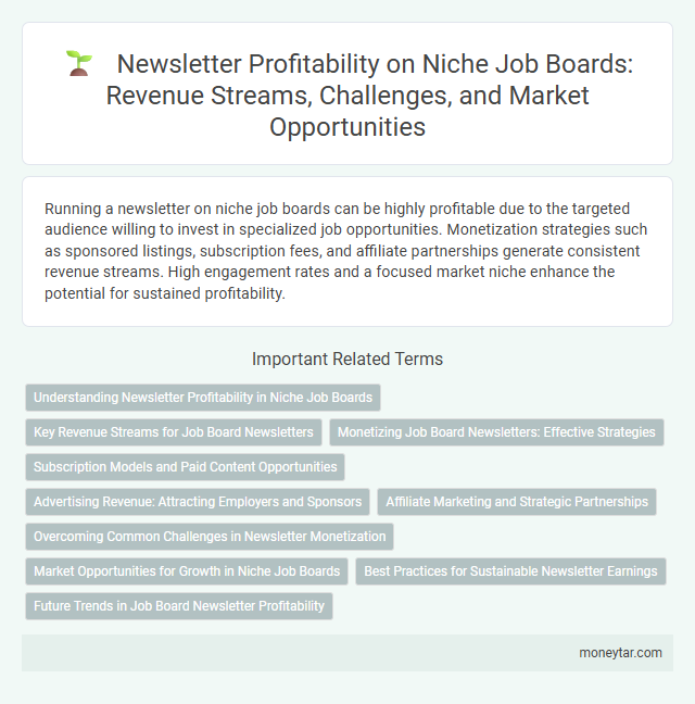 Newsletter Profitability on Niche Job Boards: Revenue Streams, Challenges, and Market Opportunities