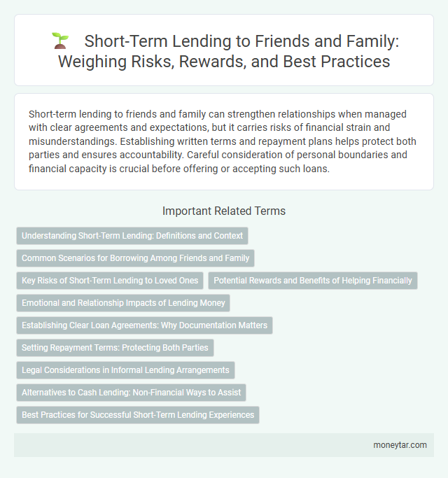 Short-Term Lending to Friends and Family: Weighing Risks, Rewards, and Best Practices