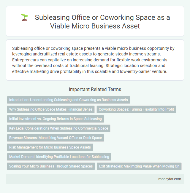 Subleasing Office or Coworking Space as a Viable Micro Business Asset
