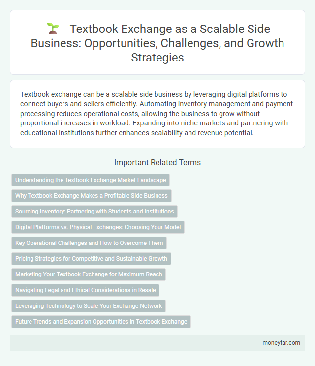 Textbook Exchange as a Scalable Side Business: Opportunities, Challenges, and Growth Strategies